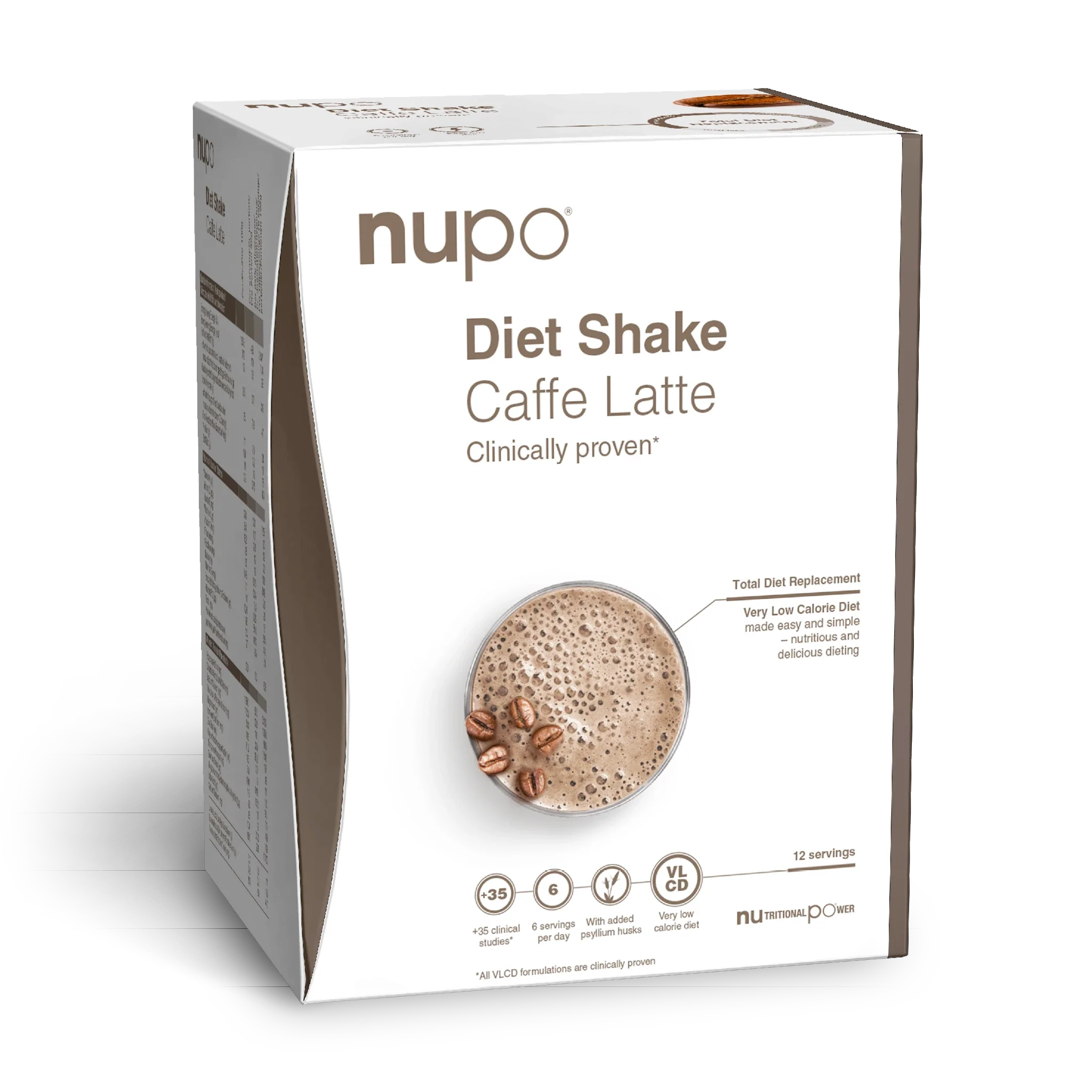 Diétny nápoj Caffe Latte, 12 porcií, 384g