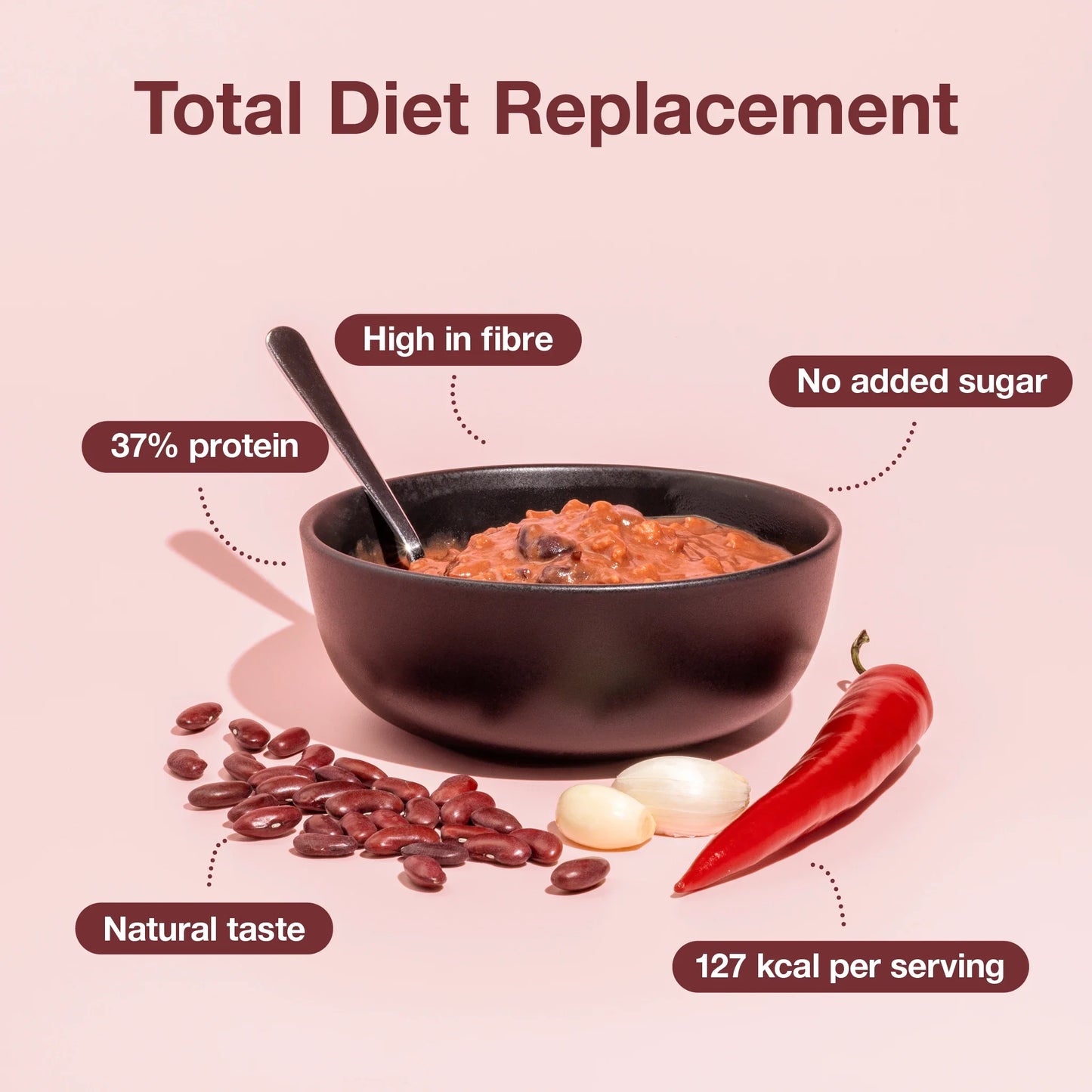 Diétne jedlo Chili Sin Carne , 10 porcií, 340 g (vegan)