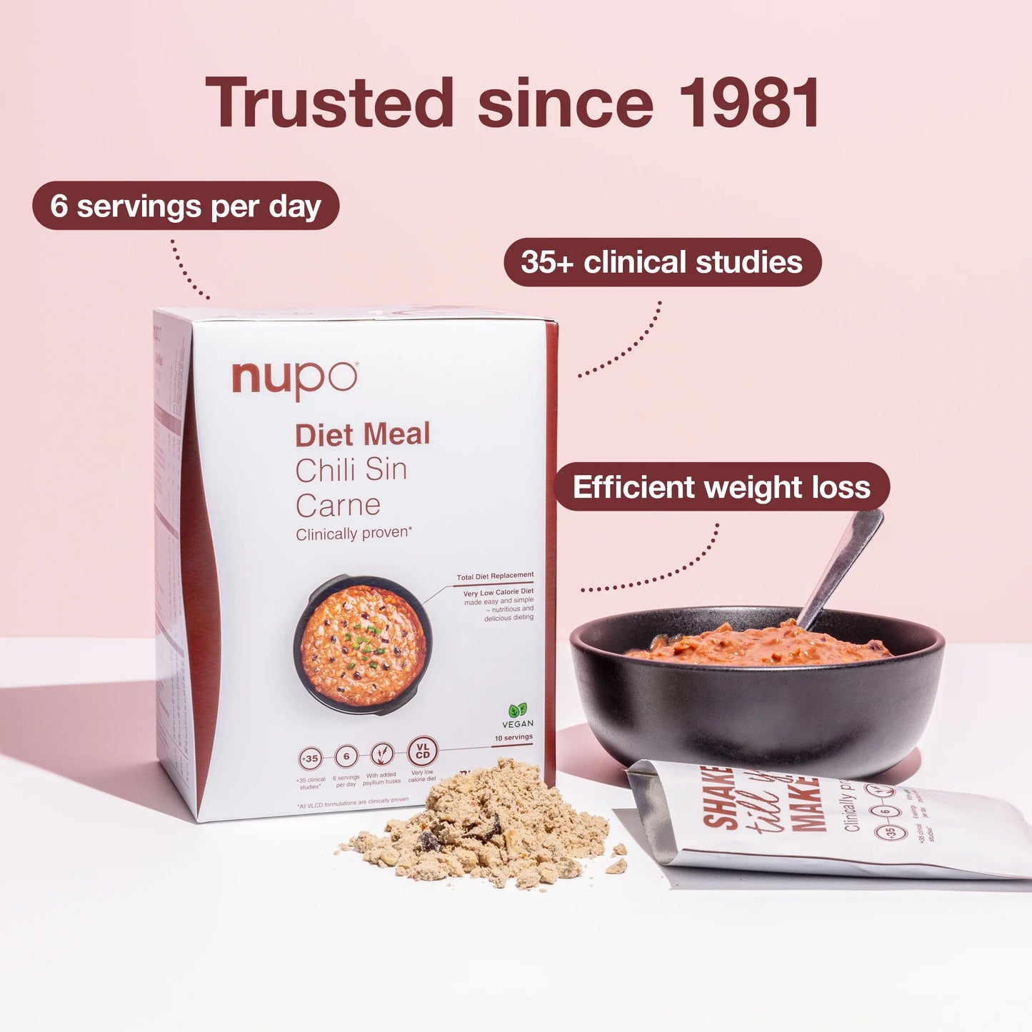 Diétne jedlo Chili Sin Carne , 10 porcií, 340 g (vegan)