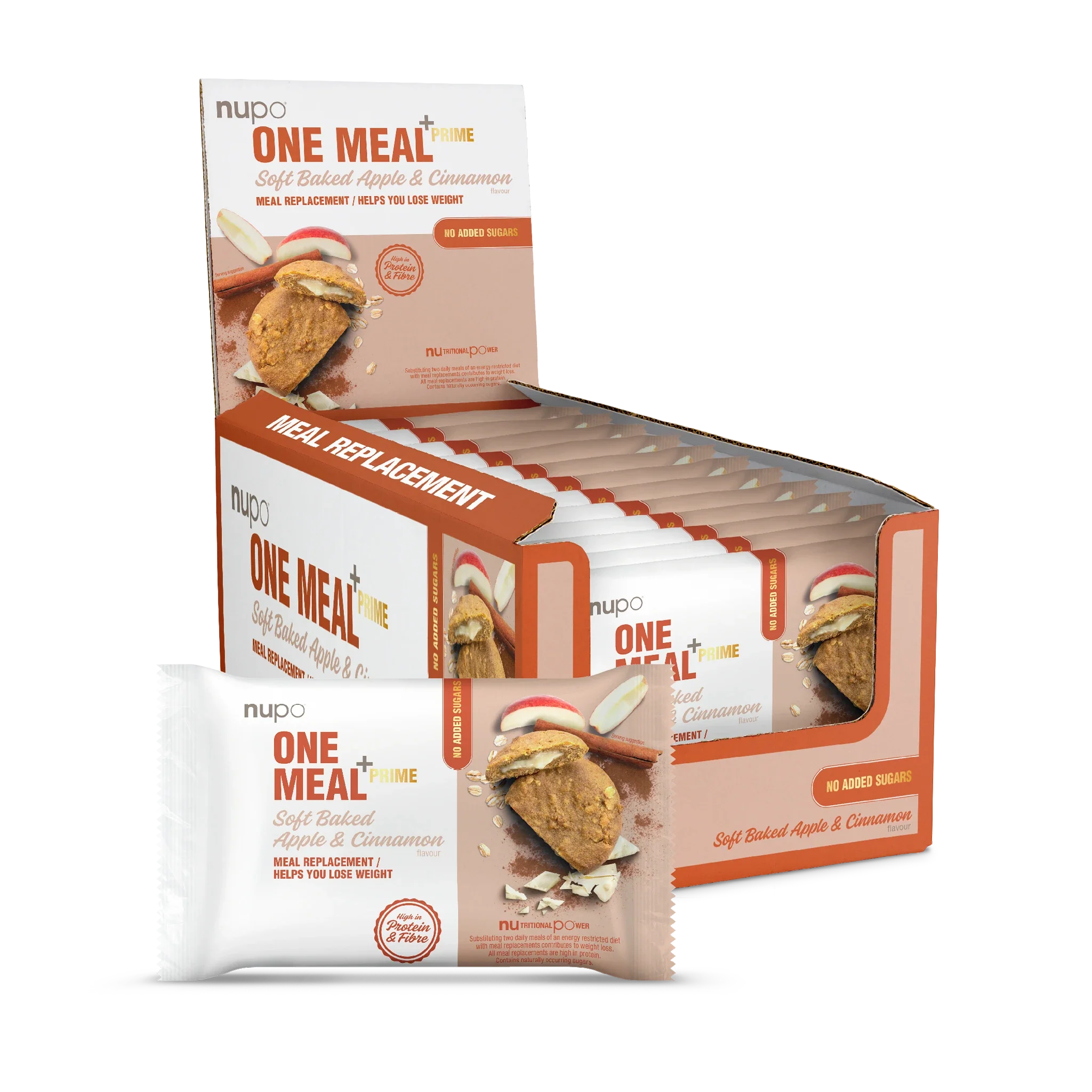 Koláčik One Meal +Prime Jablko Škorica 70g