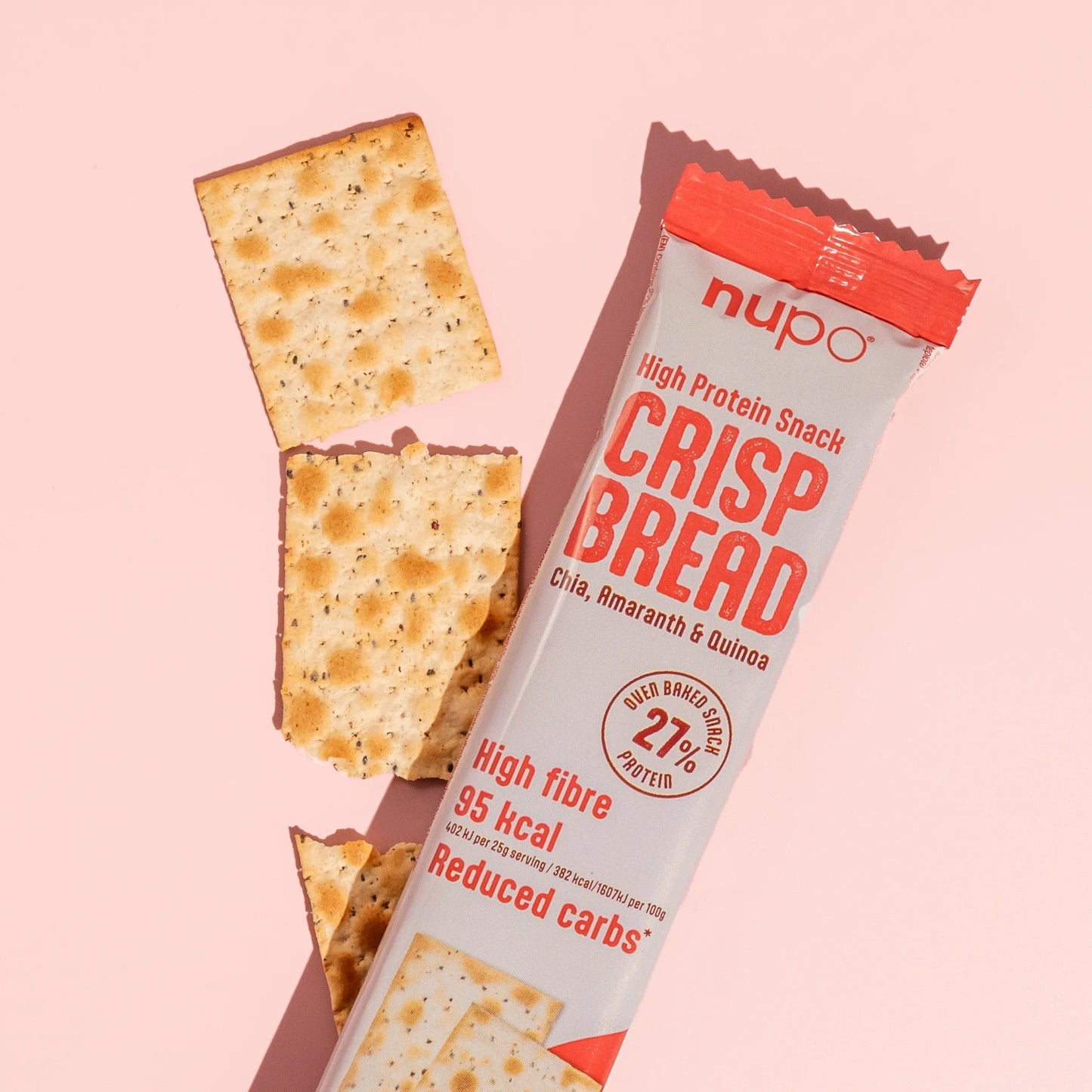 Snack s vysokým obsahom bielkovín Chrumkavý chlieb