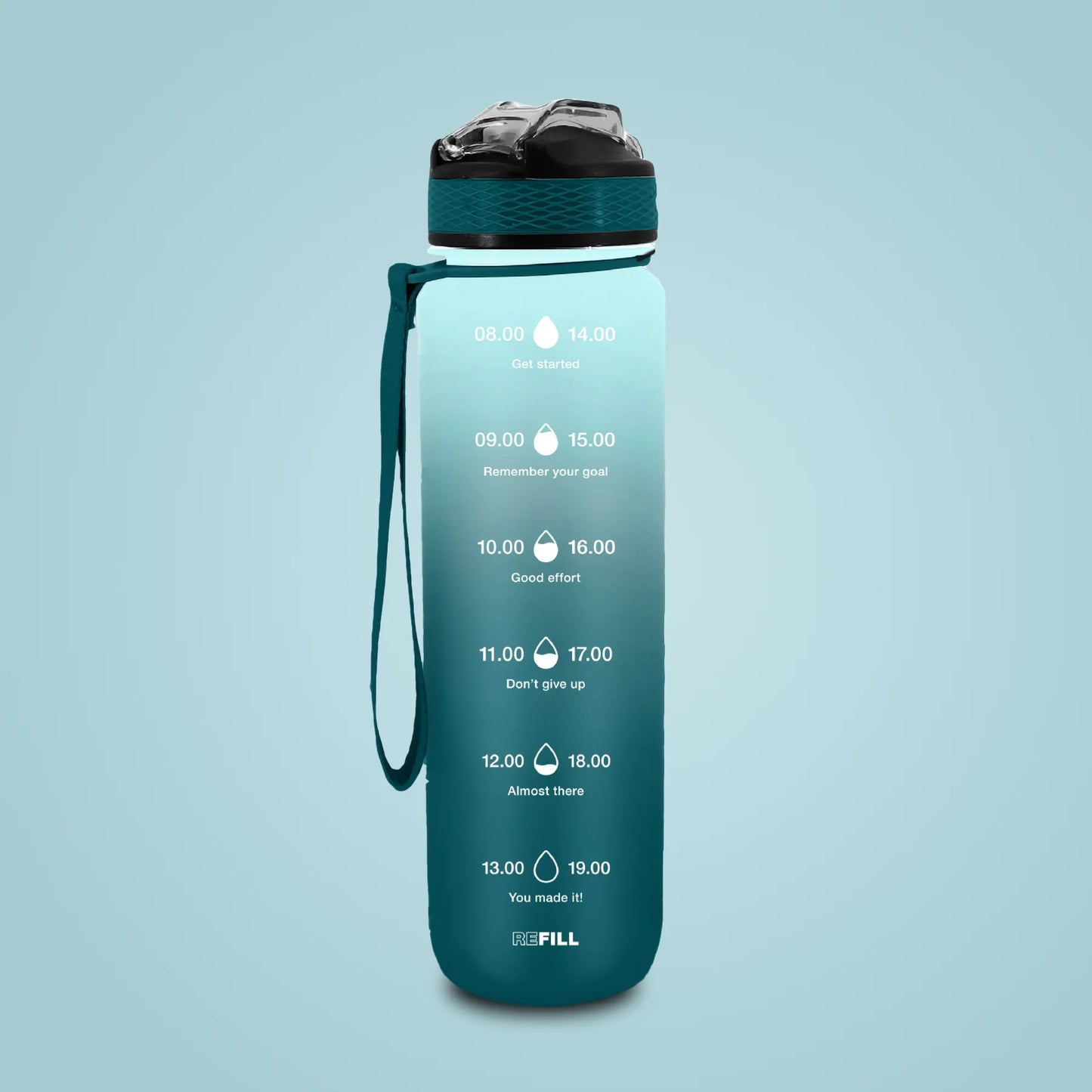 Inteligentná fľaša na vodu v 2 farebných variantoch