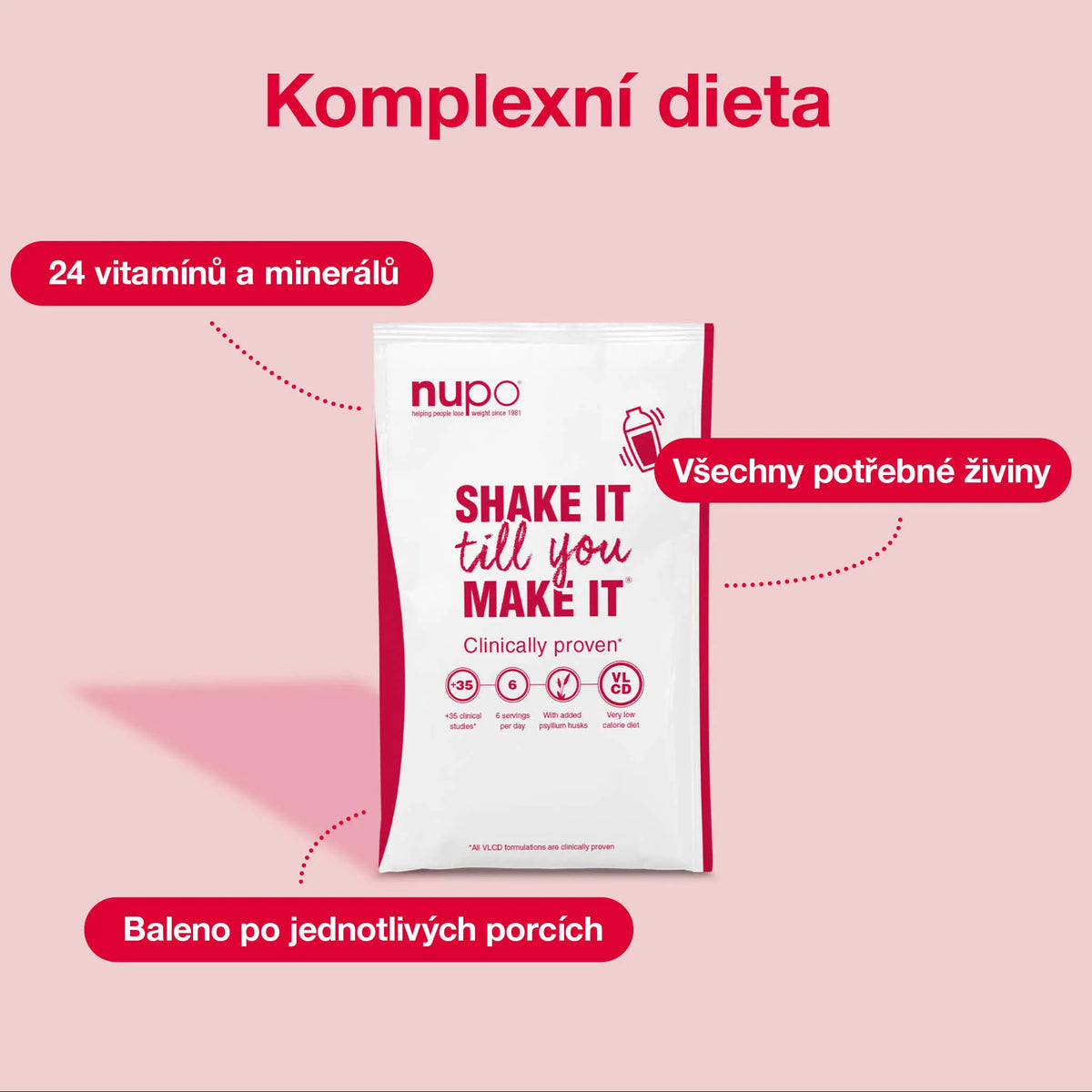 NUPO Diéta - šejk Jahoda