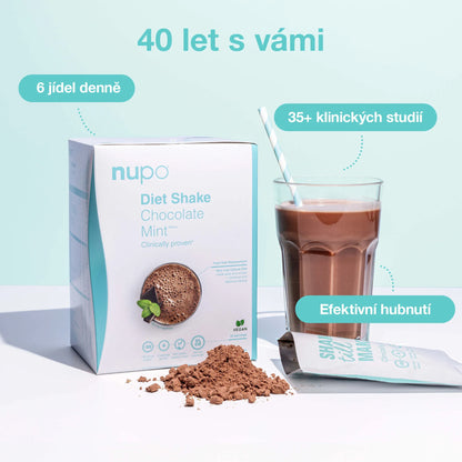 NUPO Balíček Čokoláda 3x inak (34 porcií) + šejker zadarmo