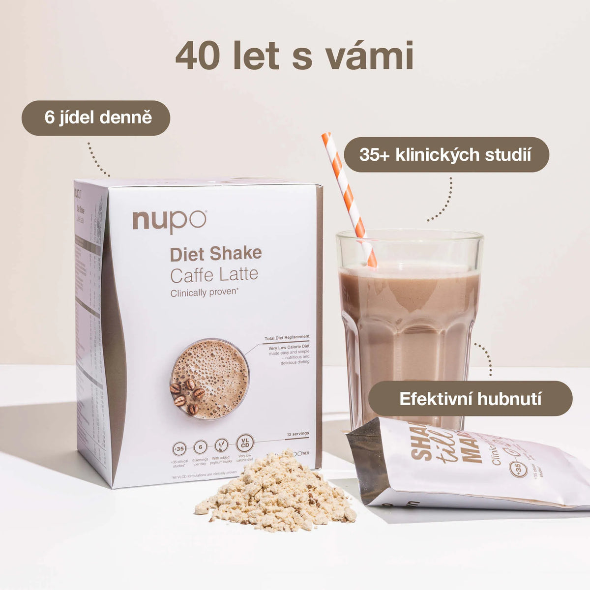 NUPO Diéta - šejk Caffe Latte