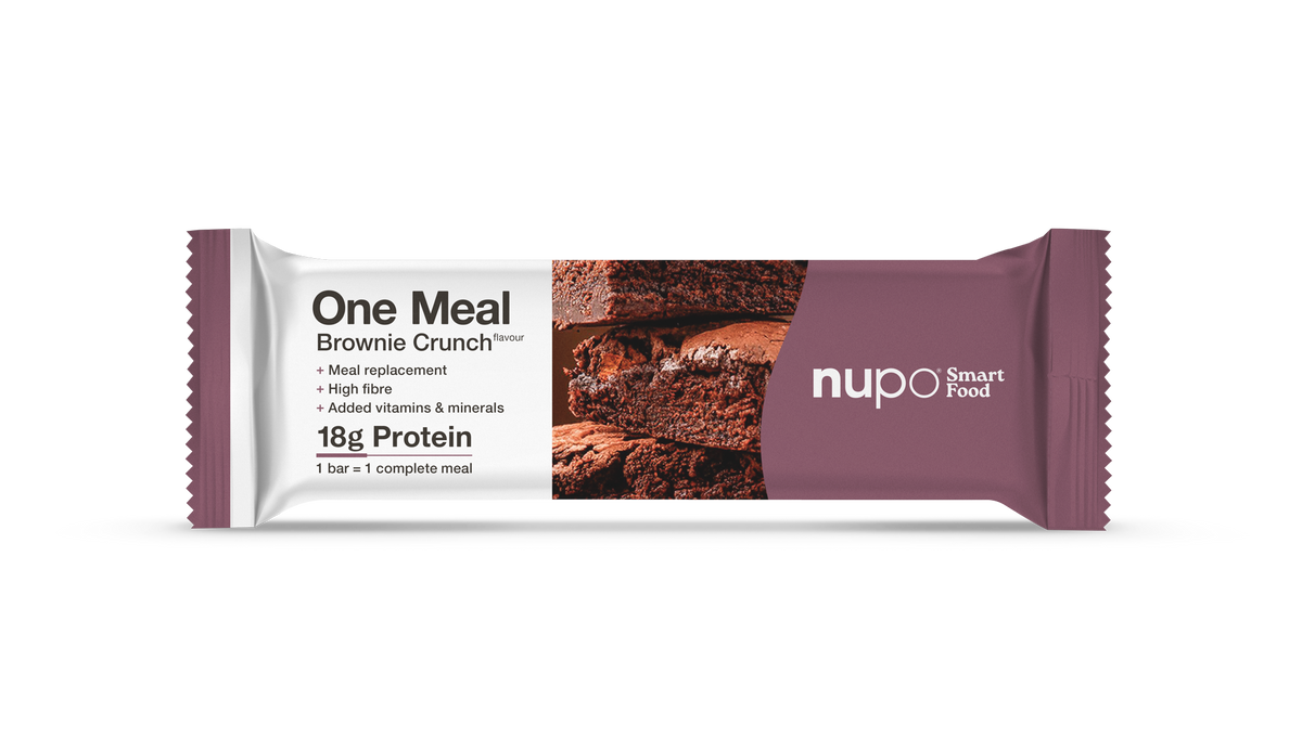 NUPO Tyčinka One Meal Chrumkavé Brownie - 15 ks