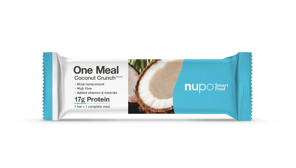 NUPO Tyčinka One Meal Chrumkavý kokos - 15 ks