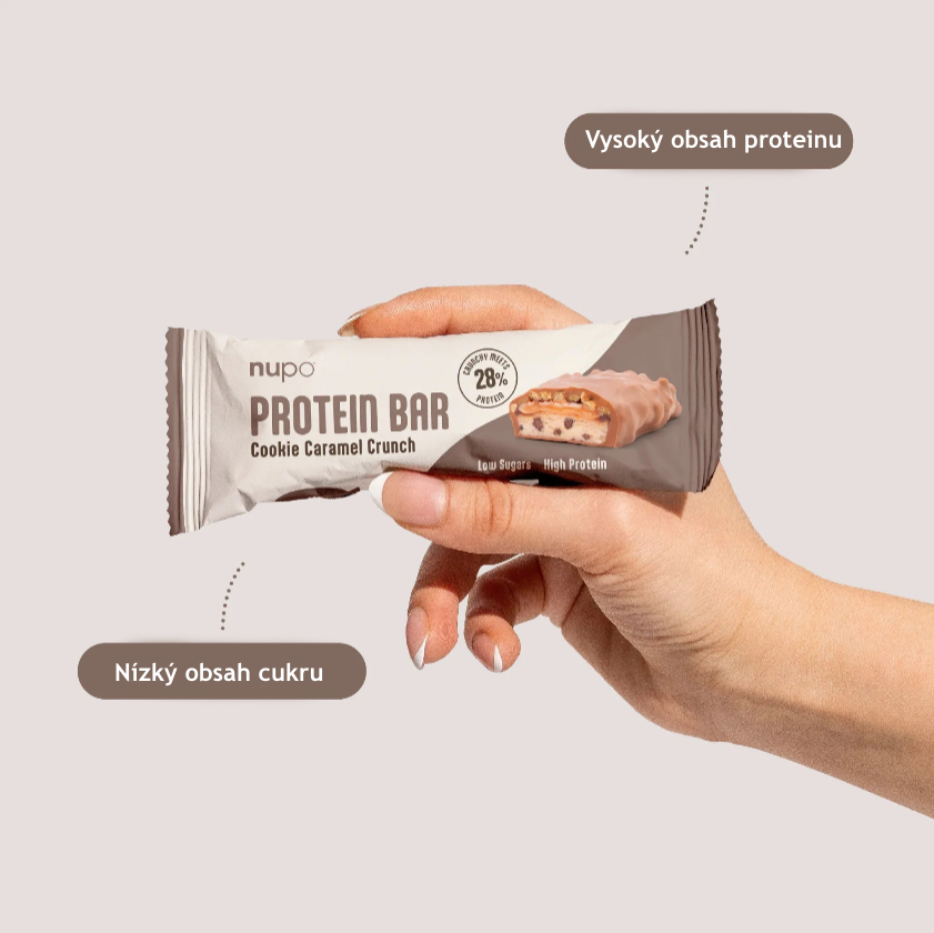 NUPO proteínová tyčinka Cookie Caramel