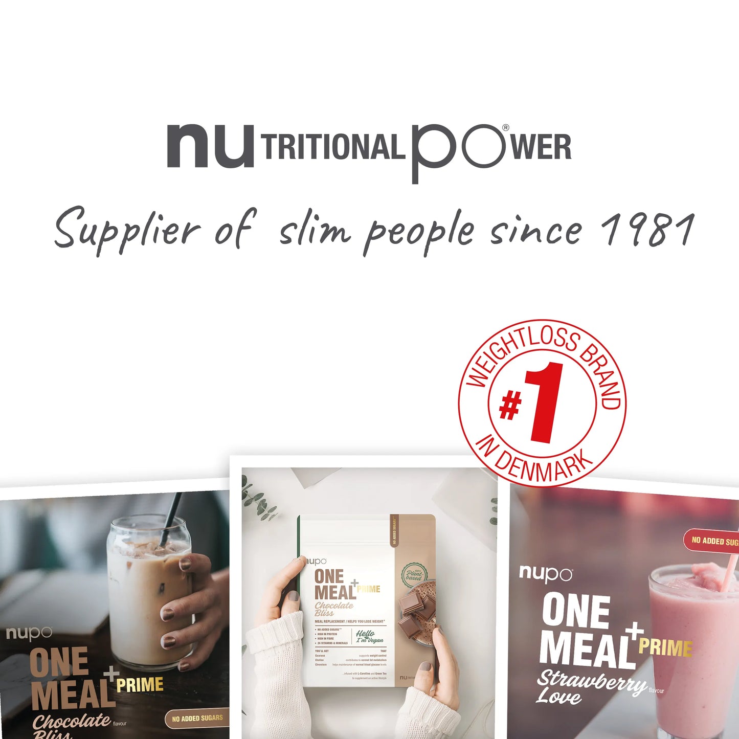 NUPO One Meal +Prime Vegan, 6/9 porcií Čokoláda, bez laktózy