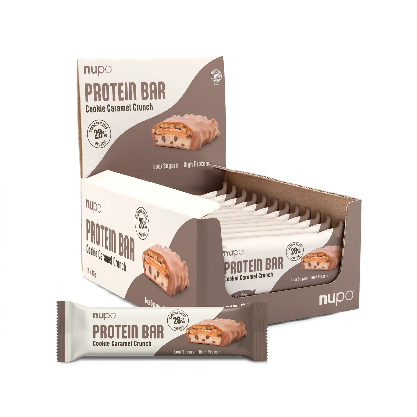 NUPO proteínová tyčinka Cookie Caramel