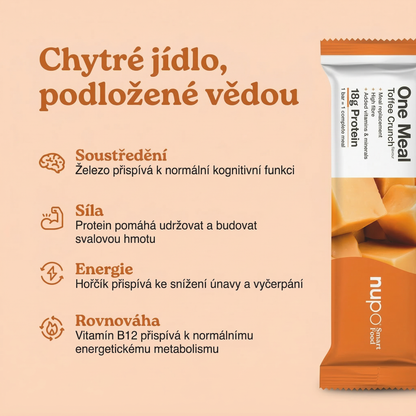 NUPO Tyčinka One Meal Chrumkavý Karamel