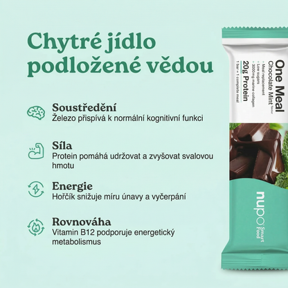 NUPO Tyčinka One Meal Čokoláda-mäta