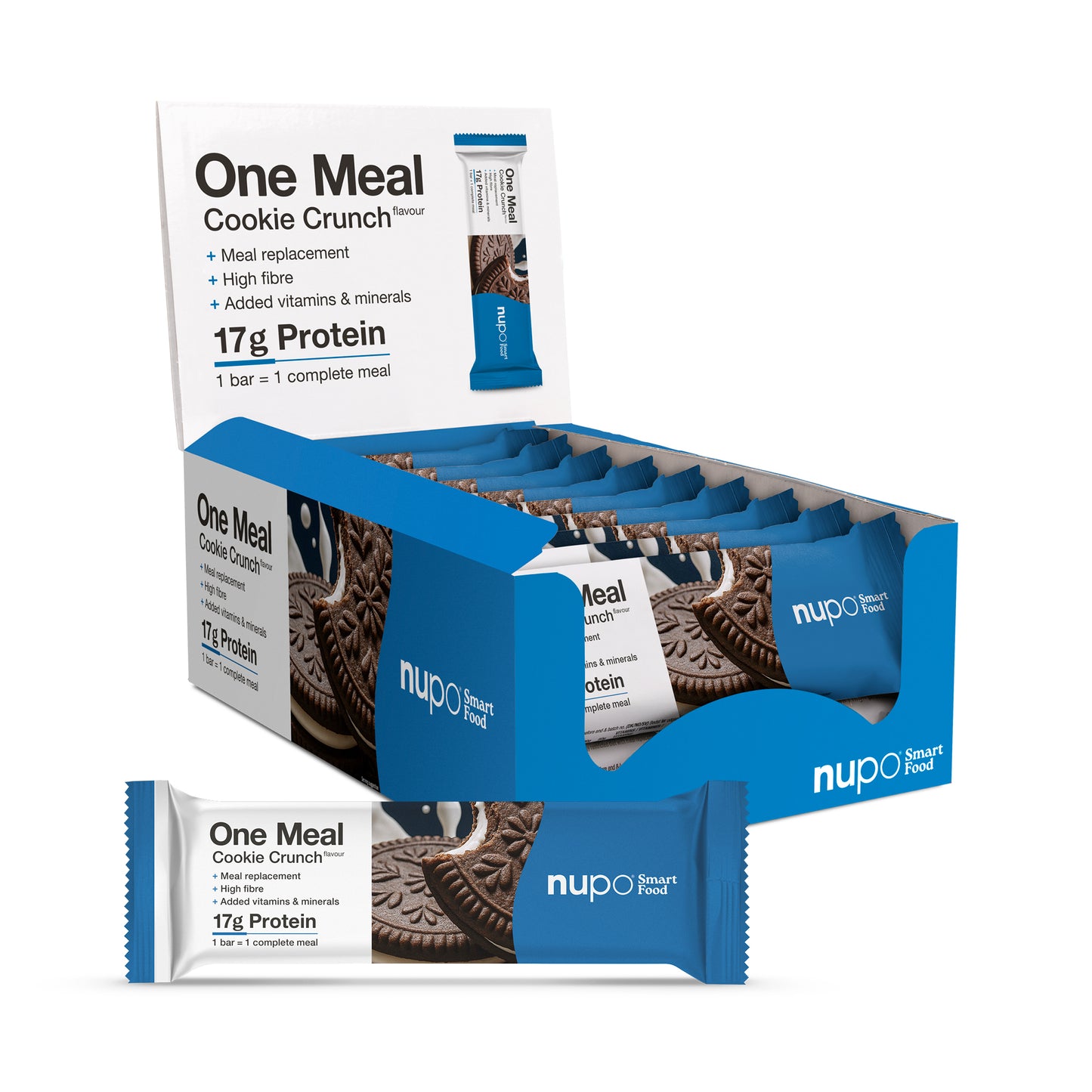 NUPO Tyčinka One Meal Cookie Crunch - 15 ks