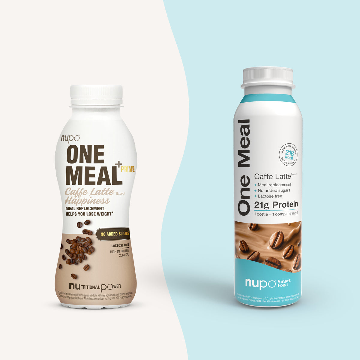 NUPO One Meal +Prime nápoj Caffe Latte - bez laktózy