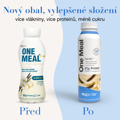 NUPO One Meal +Prime nápoj Vanilka - bez laktózy