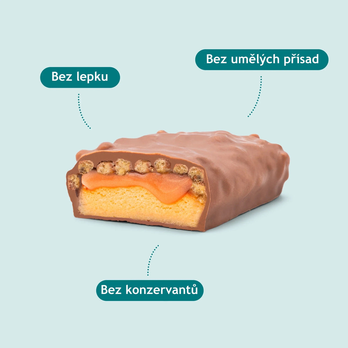 NUPO proteínová tyčinka Slaný karamel